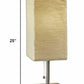 Wildside Paper Shade with Natural Wood Table Lamp
