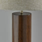 Canopy Natural Wood Block Table Lamp