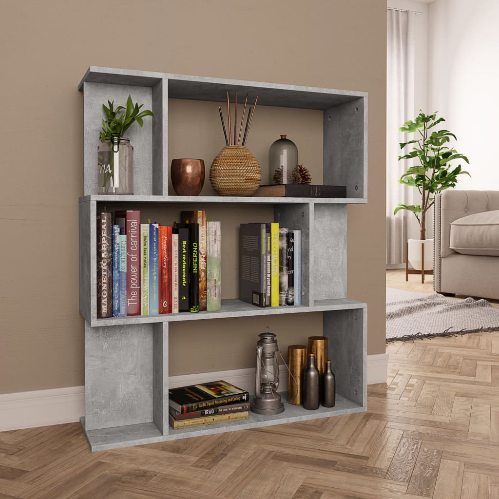 Book Cabinet/Room Divider White 31.5"x9.4"x37.8"