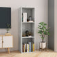 Book Cabinet/TV Cabinet White 14.2"x11.8"x44.9"