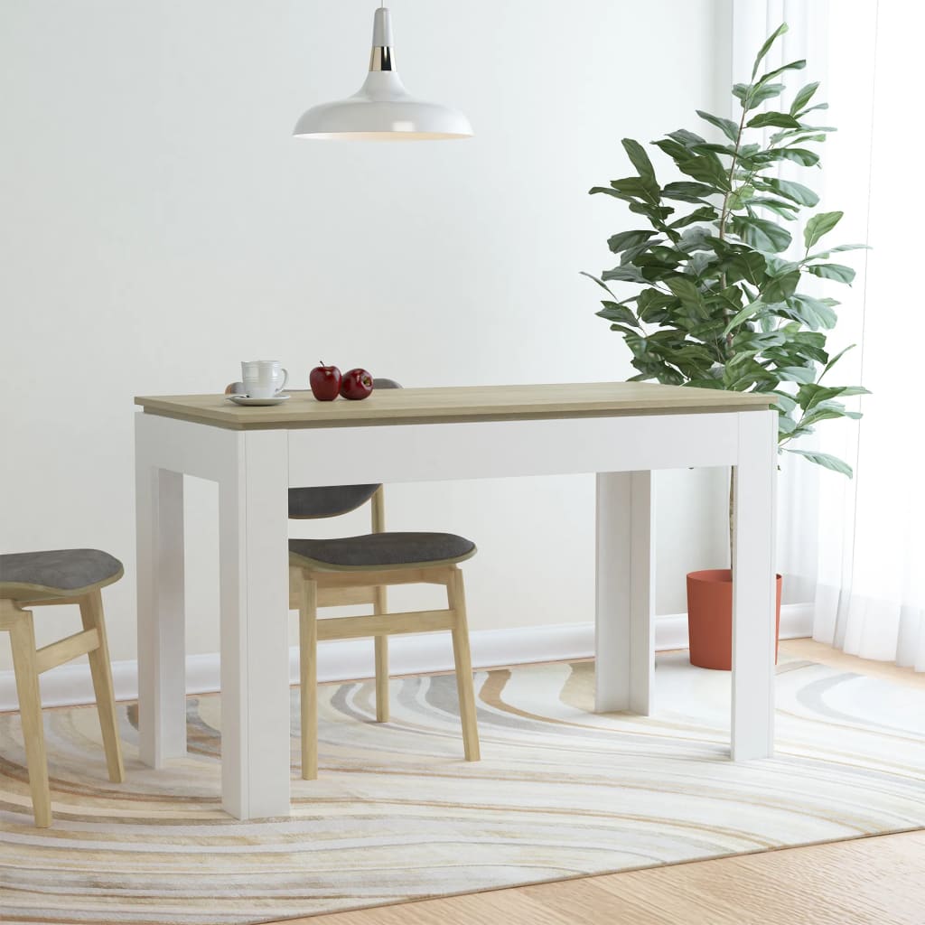 Dining Table White 47.2"x23.6"x29.9"