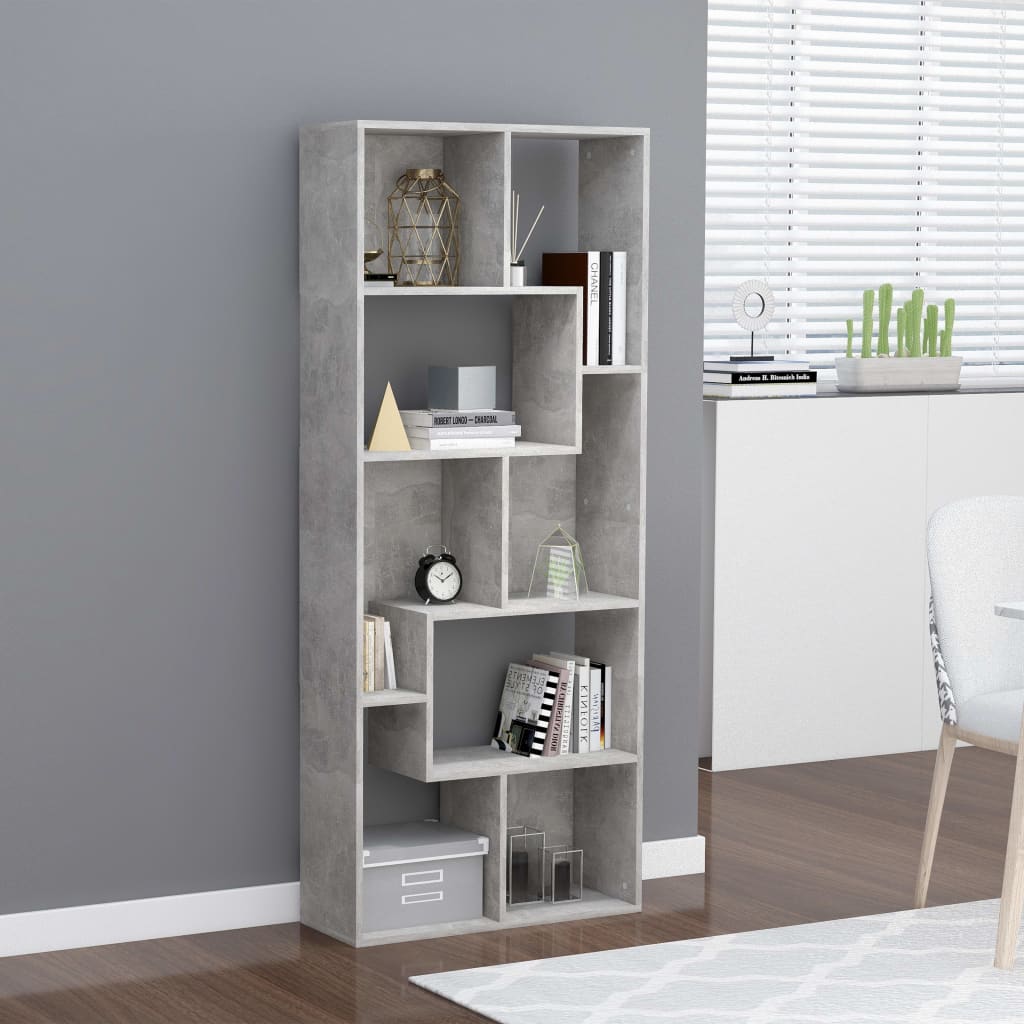 White Bookshelf 26.4"x9.4"x63.4"