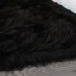 Cozy Ultra Soft Fluffy Faux Fur Black Area Rug