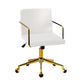 Velvet Office Chair Executive Fabric Computer Chairs Adjustable Work