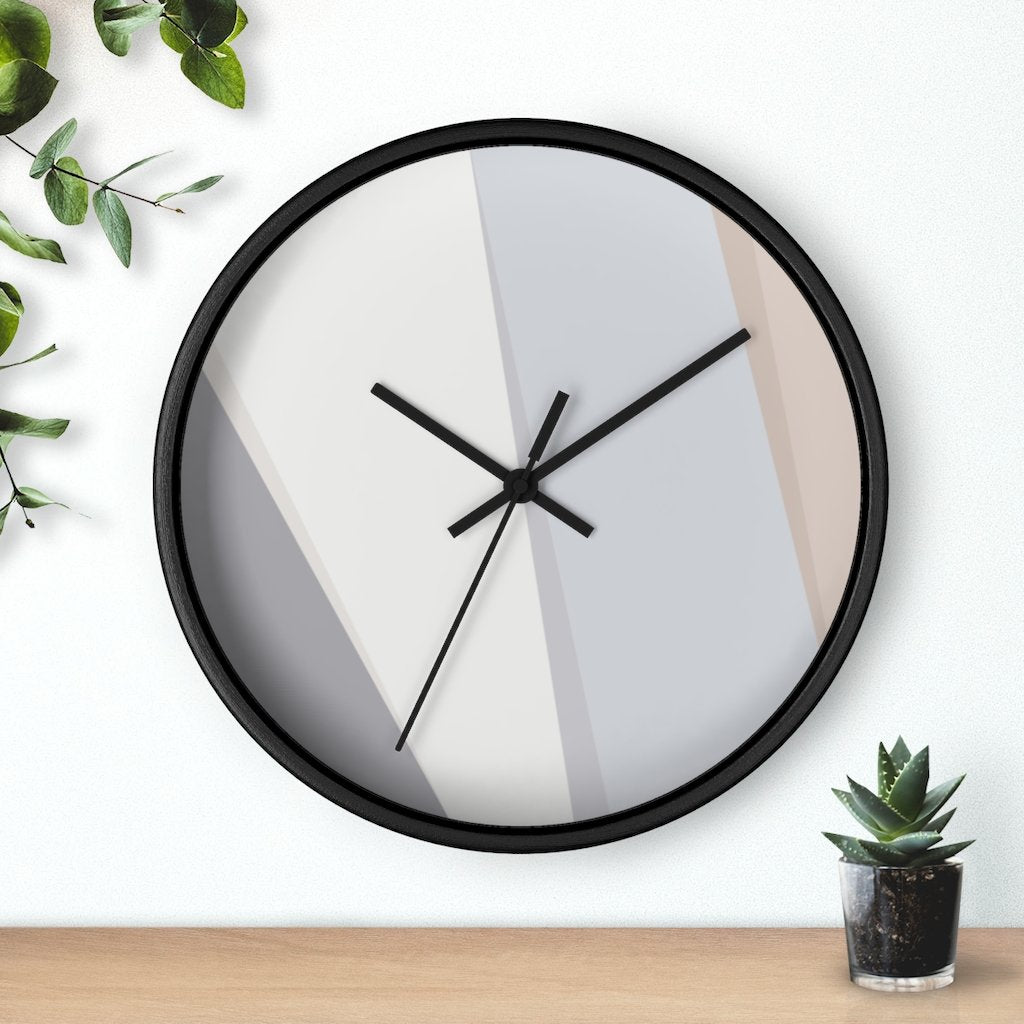 Decorative Wall Clock - Pastel Geometric Quartz Clock - WC03