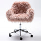Modern Faux fur home office chair fluffy chair makeup vanity Chair