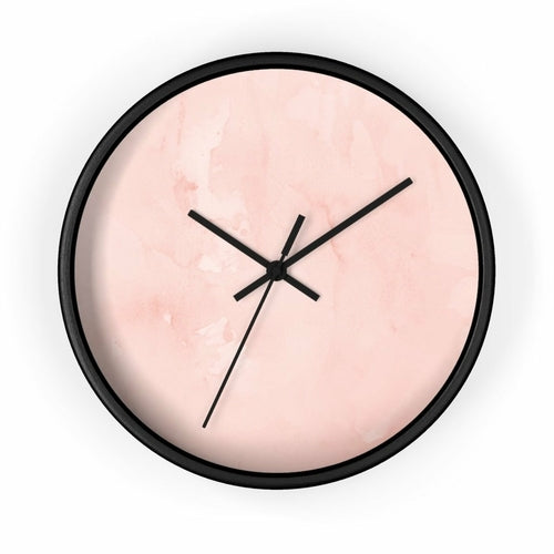 Decorative Wall Clock - Peach Marble Quartz Clock - WC04