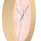Decorative Wall Clock - Peach Marble Quartz Clock - WC04